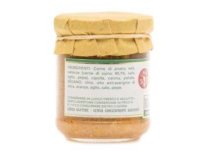 Antico Casale Ragú Z Bielej Kačice (Bez Paradajok) - 180gr