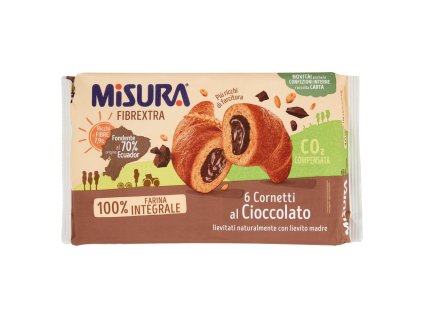 Misura croissanty s extra vlákninou plnené čokoládou 6x51,33g