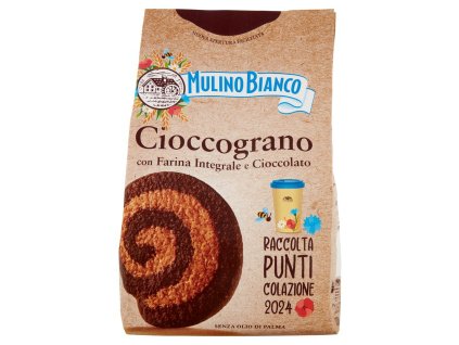 Mulino Bianco Cioccograno sušienky s celozrnnou múkou a čokoládou 330g