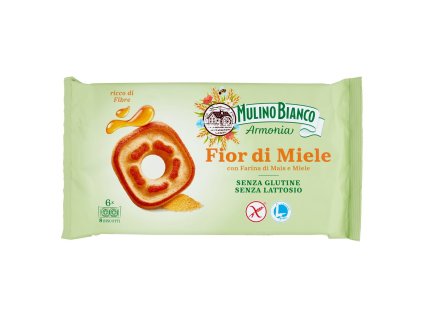 Medové sušenky Mulino Bianco s kukuřičnou moukou, bez lepku 250 g