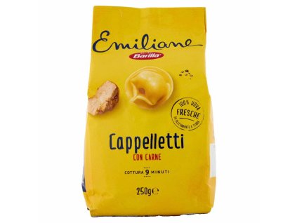 Barilla Cappelletti vaječné těstoviny plněné masem 250 g