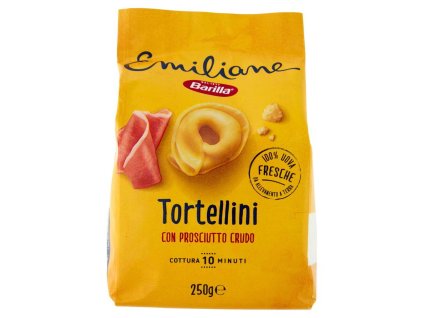 Barilla Tortellini vaječné těstoviny plněné prosciuttem 250 g