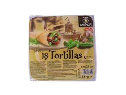 Antalya Tortilly Obyčejné - 18x