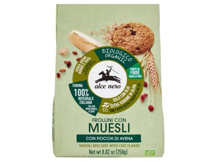 Alce nero sušienky s müsli a ovsenné vločky 250 g