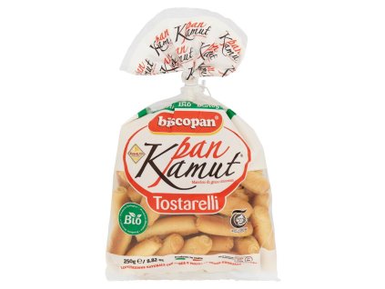 Biscopan ľahké chrumakvé pečivo Tostarelli zo pšenice kamut 250g