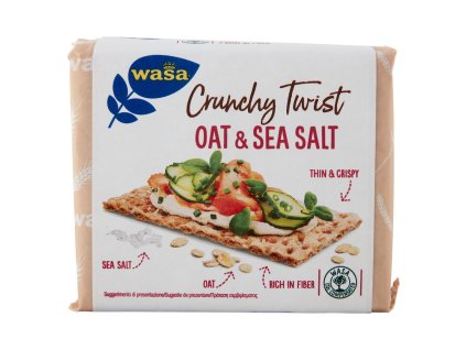 Wasa Wasa Crunchy Twist Oves A Mořská Sůl - 265g