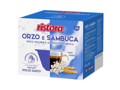 Ristora Dolce Gusto kapsle s ječmenem a sambucou, 10 ks