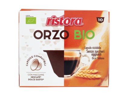 Ristora organické kapsle Dolce Gusto s ječmennou kávou, 10 ks