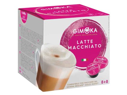 Gimoka dolce gusto latte macchiato kapsle, 16 ks