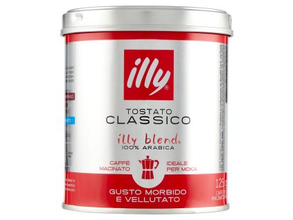 Illy Classic 100% Arabica Mletá - 125gr