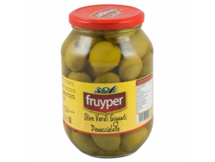 Fruyper velké zelené olivy, bez pecek 830 g