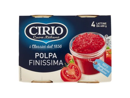 Cirio jemne krájané paradajky v šťave 400g-4ks