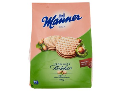 Manner Oblátkový Koláč s lieskovými orieškami - 400 g