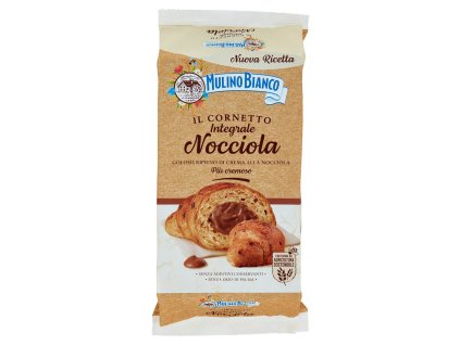 Mulino Bianco celozrnné croissanty s orieškovým krémom 8x37,5g