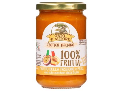 Orto D'Autore Příprava Z Maracuji A Broskví 100 % Ovoce - 340g