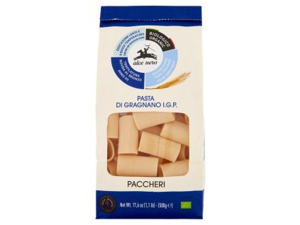 Alce Nero cestoviny Paccheri Gragnano IGP 500g BIO