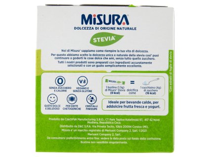 Misura Stevia Tyčinka X40+10 - 60g