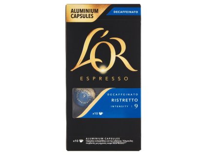 L'or Nespresso Ristretto bezkofeinové kapsle 10 ks