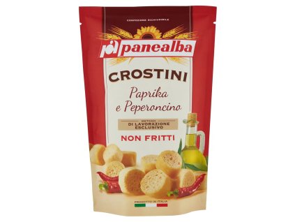 Panealba chrumkavé mini crostini s paprikou a chilli 100g