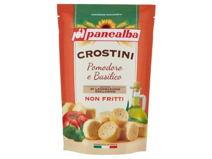 Panealba chrumkavé mini crostini s paradajkou a bazalkou 100g