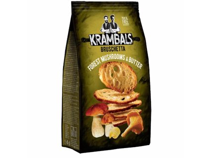 Krambals chrumkavé bruschetty s hubami a maslom 70g