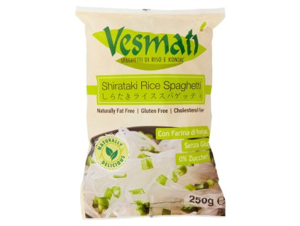 Vesmati Shirataki Rice Spaghetti bezlepkové těstoviny 250 g