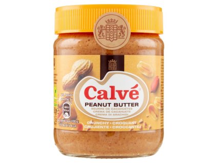 Calvé arašídové máslo s křupavými kousky, bez cukru 350 g