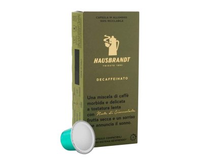 Hausbrandt Bezkofeinové Kapsle Kompatibilní S Nespresso - 10ks