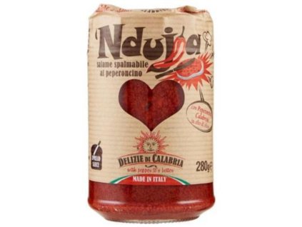 Delizie di Calabria Nduja Vepřová salám a chilli - na toast 280 g