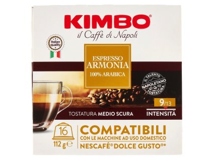 Kimbo Espresso Kapsle Armonia Kompatibilní S Dolce Gusto - 16ks