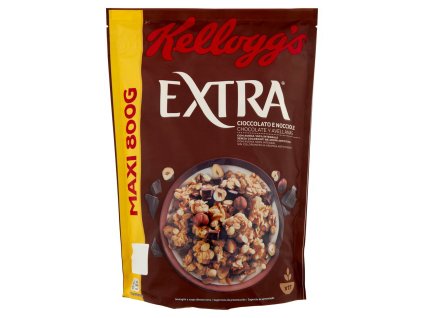 Kellogg´s granola s extra čokoládou a lieskovým orechom 800g