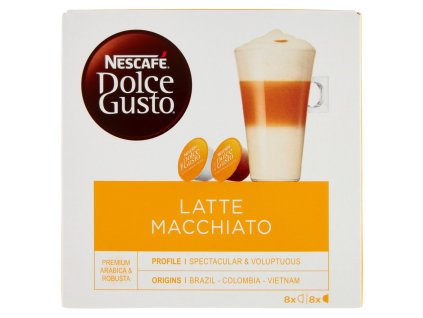 Nescafe' Čepice Dolce Gusto Latte Macchiato - 16x