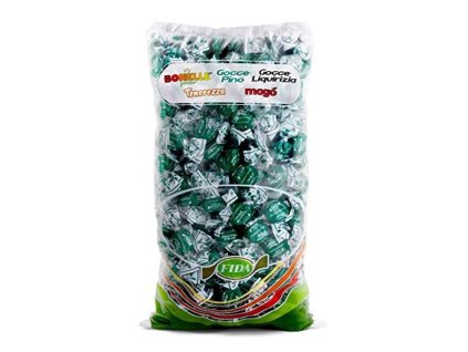 Fida Bonbóny Borovicové Kapky - 1000g