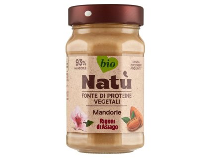 Rigoni Di Asiago prírodná mandľová nátierka BIO bez cukru 220g