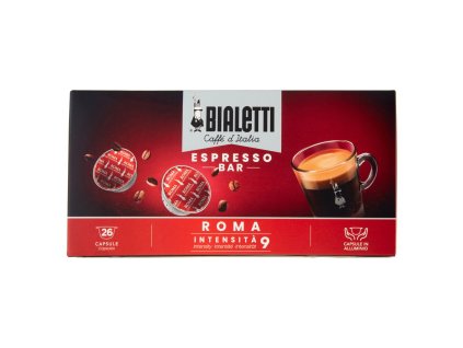 Bialetti kávové kapsule s intenzívnou chuťou espressa 26ks
