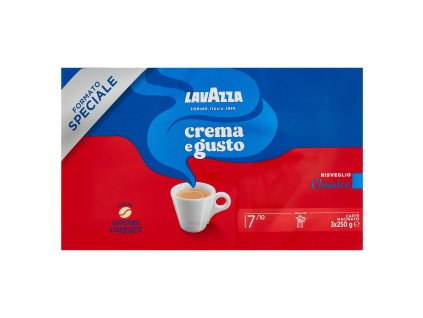 Lavazza crema mletá káva 3 x 250 g
