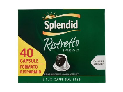 Kapsle Splendid ristretto espresso, 40 ks