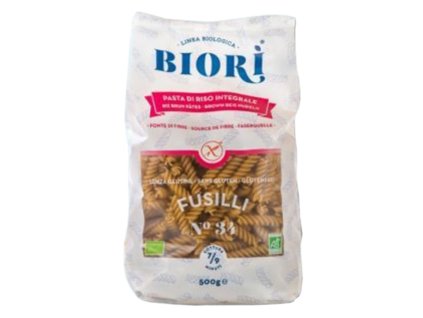 Biori bezlepkové cestoviny Fusilli celozrnné 250g