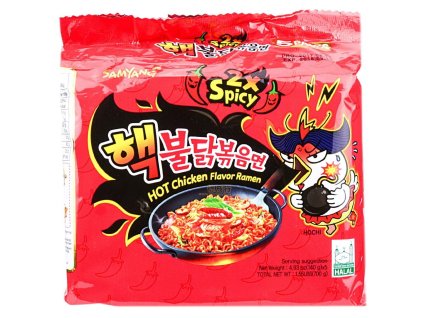 Samyang Nudle Dvojité Horké X5 - 700g