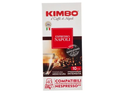 Kimbo Naples Espresso Kapsle Nespresso Kompatibilní - 40ks