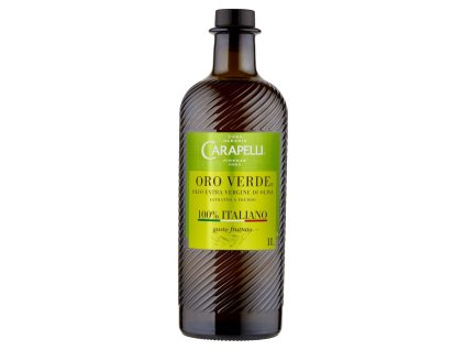 Carapelli Oro Verde Extra Panenský Olivový Olej 100% Italský - 1l