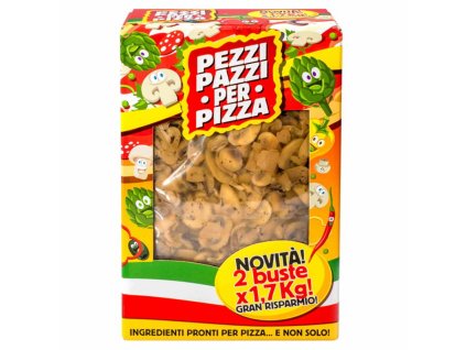 Pralver Bláznivé Kúsky Na Pizzu Trifle Šampiňóny - 1,7kg