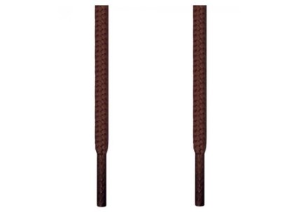 Šnúrky do topánok okrúhle hnedé 90cm