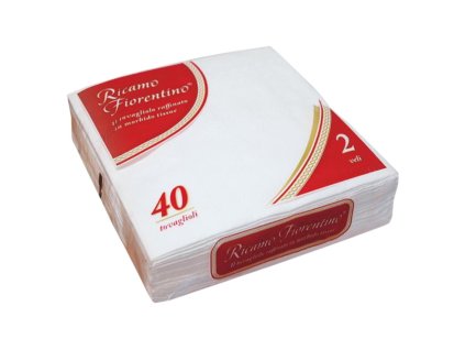 Ricamo fiorentino servítky dvojvrstvové 40 ks
