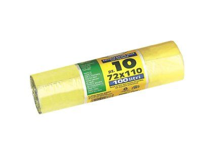 Odpadkové pytle 100 l, 10 ks (72 × 110)