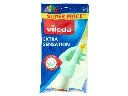 Ochranné rukavice Vileda Extra Sensation S/7 1 ks