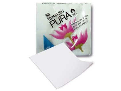 Dvouvrstvé ubrousky Pura 50 ks