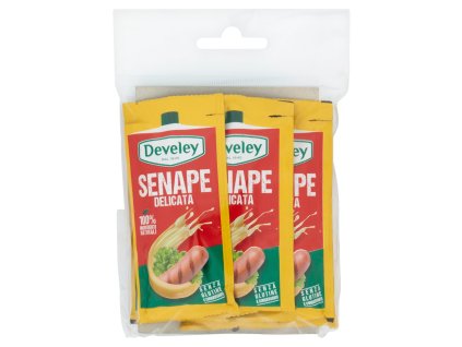 Develey jednorázová horčica 6 x 15 g