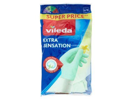 Ochranné rukavice Vileda Extra Sensation L/9 1 ks