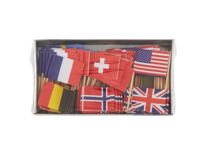 Samurajské vlaječky na kanapky 144 ks